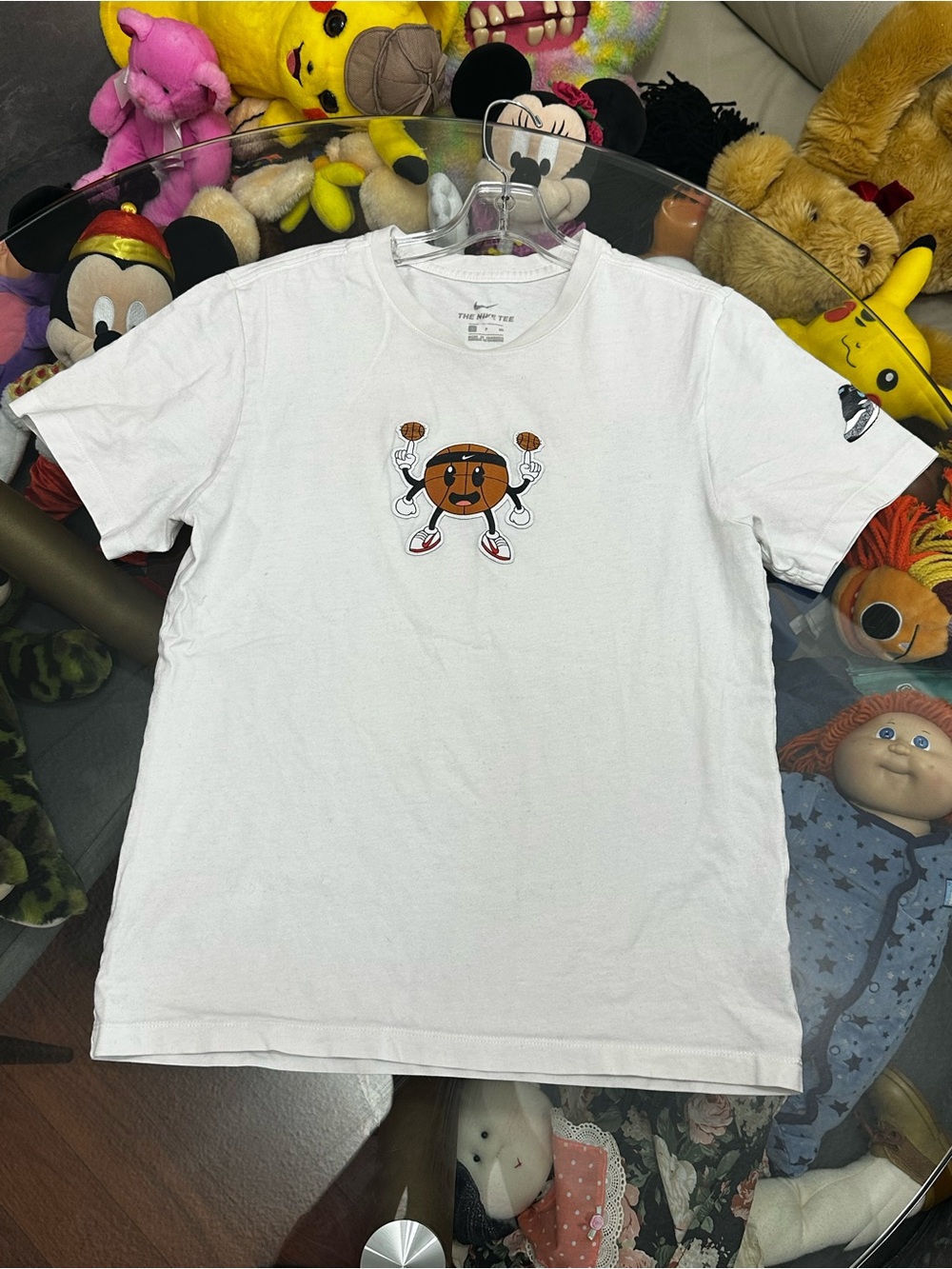 Nike The Happy Tee White Graphic Basketball Tee